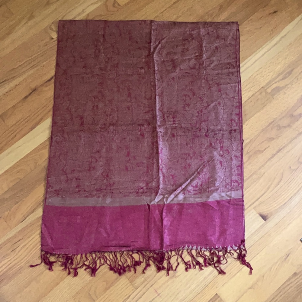 Patterned Pashmina Scarf